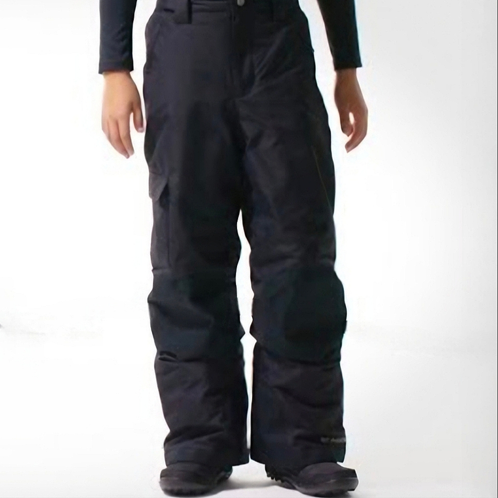 Columbia "tectonite" Kids Black Ski Pants, Size 10-12 ~ EUC